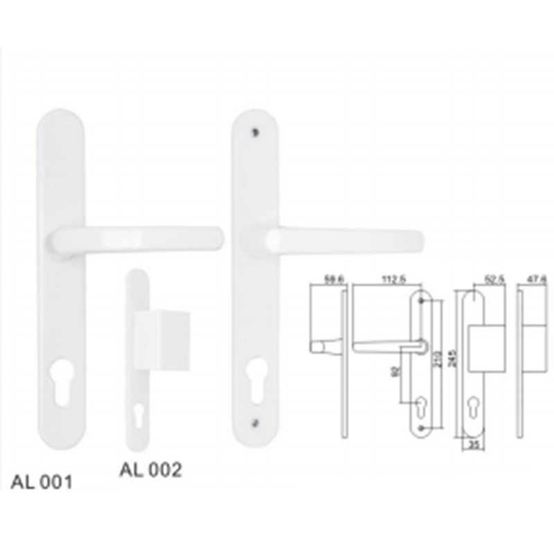 ALT003 پانل آهن / دستگیره درب آلیاژ روی